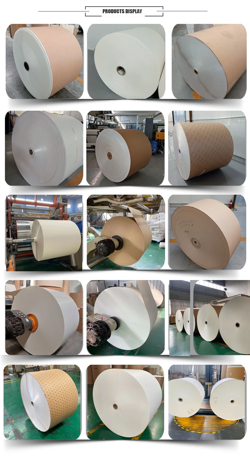 Factory Direct Best Sale Kraft Paper in Roll PE Coated Brown Paper