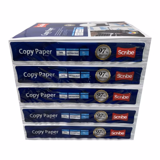 Copiatrice di carta A4 al 100% in cellulosa, 500 fogli/risma