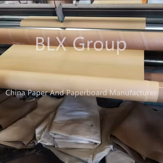 Carta Kraft di migliore vendita diretta in fabbrica in rotolo di carta marrone patinata in PE